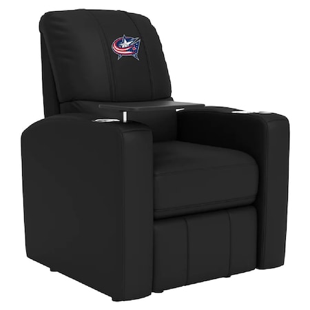 Dreamseat Stealth Power Plus Recliner with Colombus Blue Jackets Logo XZ520823901CDSMHTUSBBLK-PSNHL40080